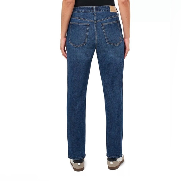 Seven7 Women's 90's Straight Jean Size 14 Dark Wash - Picture 3 of 7